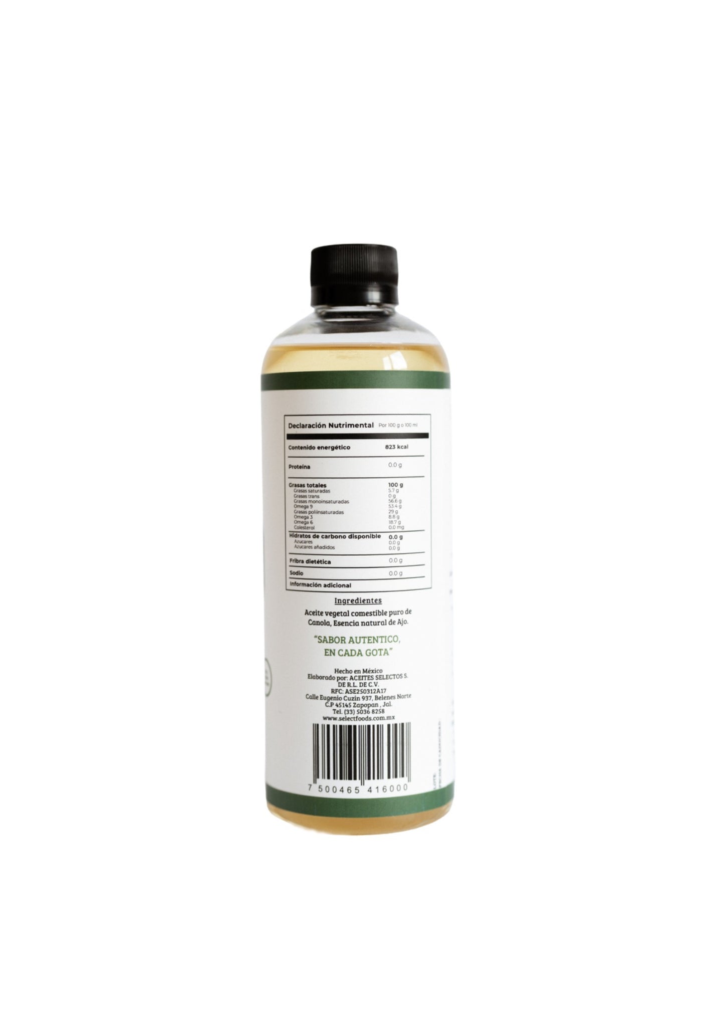 Aceite de Canola Sabor Ajo 500ml