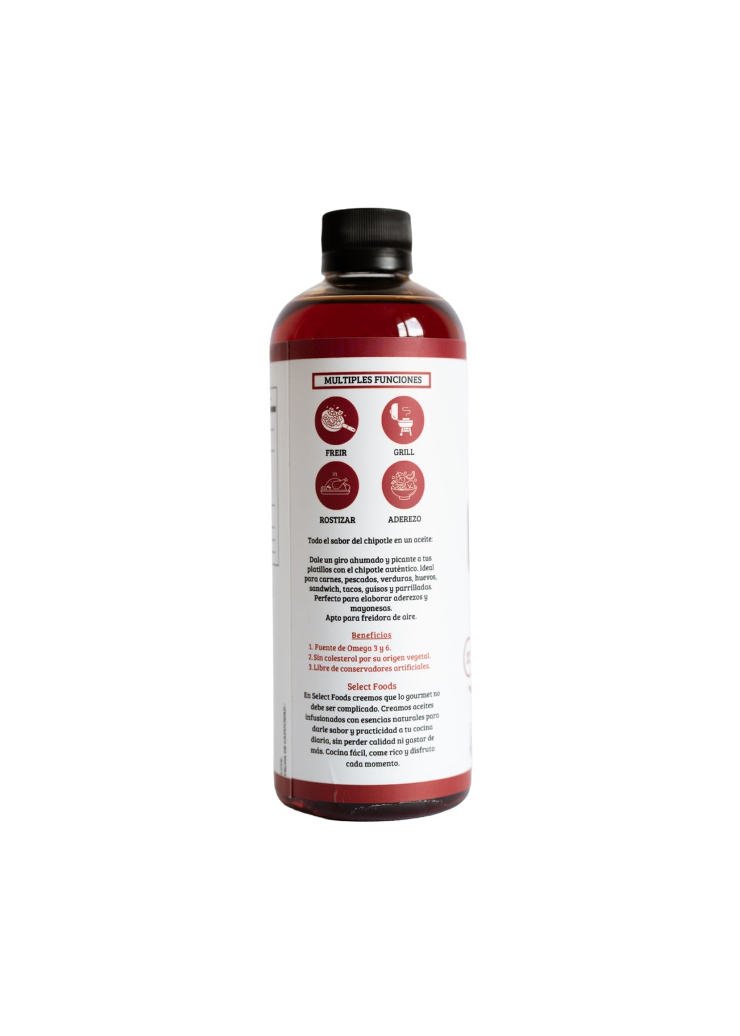 Aceite de Canola Sabor Chipotle 500ml