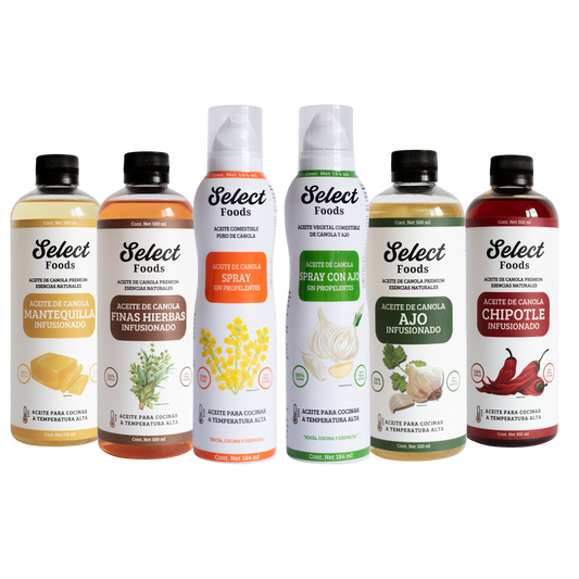 Paquete de 6 botellas y 6 Sprays