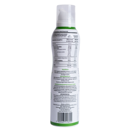 Aceite Comestible Puro de Canola Sabor Ajo en Aerosol 184 ml